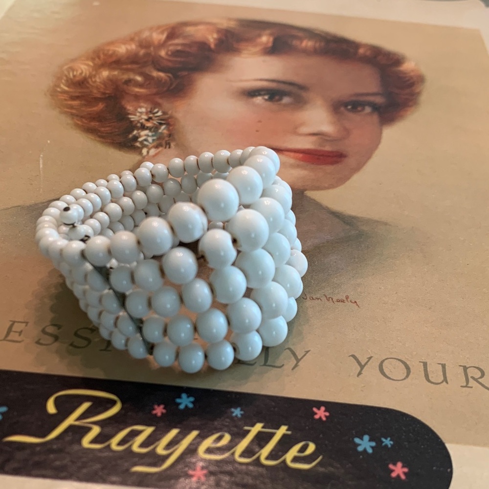 Vintage 5 strand 50’s bracelet